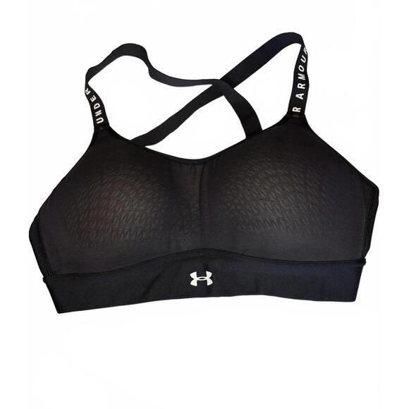 Under Armour Black Sports Bra with Adjustable Straps size Medium - Picture 1 of 5